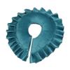 Velvet Face Massage Pillow U Shaped Face Down Massage Head Pillow Soft Face Cradle Cushion for Beauty Salon SPA Bed (Peacock blue) view 1