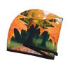 Autumn pattern SamLng Coral Velvet Dry Hair Cap  Perfect for Home, Travel, Pool Parties, Beaches, Baths, and More view 3