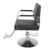 DilraTal Rotatable Salon Chair Barber Chair for Hair Stylist Adjustable Height Hair Salon Chair for Beauty Salons Homes Barber Shops Spas, Rolling Salon Equipment Support to 440.92lbs (Black) view 4