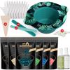 Lifestance Removable Silicone Wax Pot Liner Kit + Whole Body Wax Beads view 1