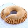 Soft Latex Face Down Massage Pillow U Shaped Massage Head Pillow Face Cradle Cushion for Beauty Salon SPA Bed Headrest (Camel color) view 1