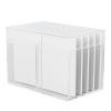 Sonew 10 Layers Acrylic Eyelash Storage Box, Clear False Eyelash Organizer Case, Cosmetic Makeup Storage Box, with Magnetic Bottom Extension Grafting Tool (Transparent) view 1