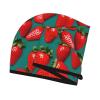 SamLng Many Strawberry Coral Velvet Dry Hair Cap  Perfect for Home, Travel, Pool Parties, Beaches, Baths, and More view 3