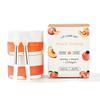 Lip Mask & Scrub Set(Peach + Honey + Collagen), Overnight Moisturizer for Cracked & Dry Lips Care, Hydrating Plumper Kit, Sugar Exfoliator Gift for Women view 2