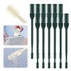 2 in 1 Nasal Hair Cutter, New Double Sided Nose Hair Knife Nostril Hair Remover Tool, Manual 360 Rotating Nose Hair Trimmer with Ear Digger, Nose Hair Remover Tool for Women Men (Dark Green, 12Pcs) view 1