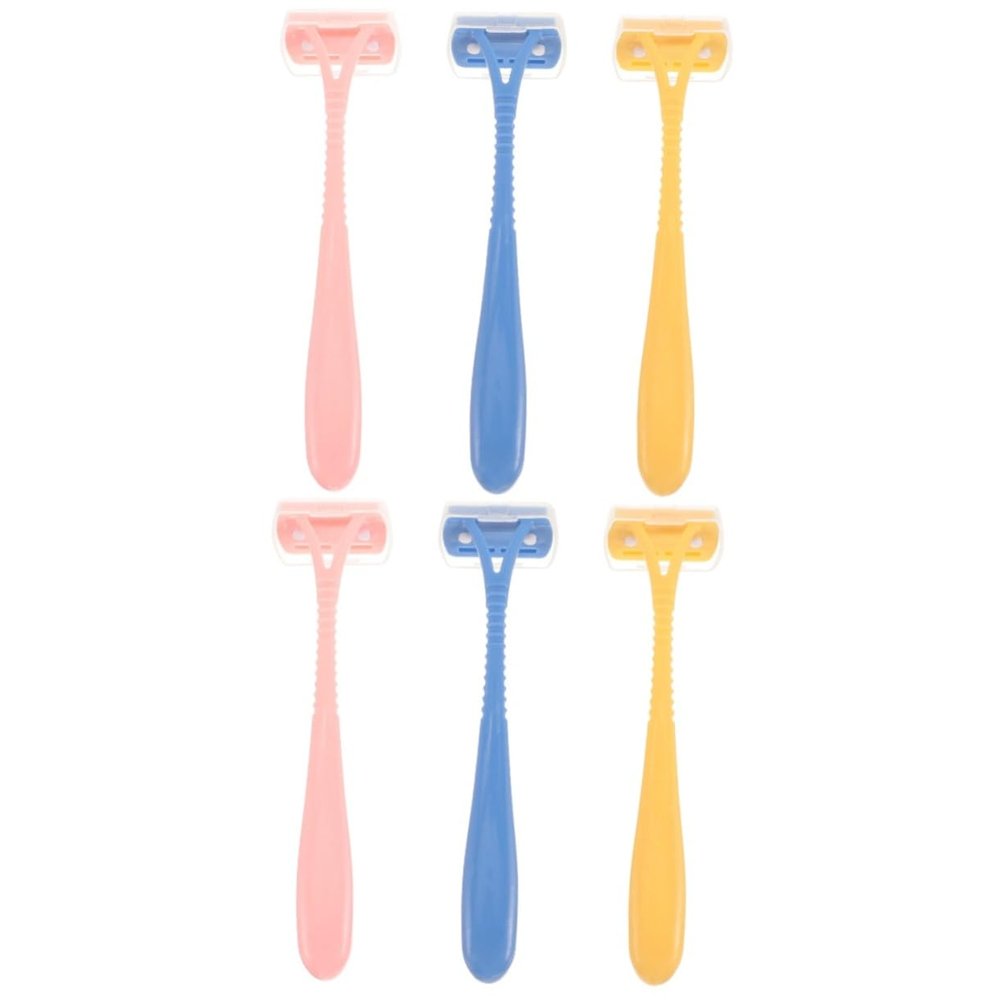 minkissy 6pcs Portable Body Hair Trimmers for Women Hair for Armpit Arm Shaver for Travel