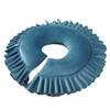 Memory Foam Massage Head Pillow Velvet Face Down Massage Pillow for Bed Headrest Face Cushion U Cradle Face Pillow (Blue) view 1