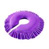 Crystal Velvet Face Down Massage Pillow Memory Foam Massage Table Face Head Pillow Cradle Cushion for Beauty Salon SPA (Purple) view 1