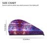 SamLng Shiny Pattern Coral Velvet Dry Hair Cap  Perfect for Home, Travel, Pool Parties, Beaches, Baths, and More view 4