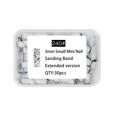 80# 120# 180# 240# Nails Sanding Bands Manicures and Pedicure Supplies Small Sanding Bands Nails Sanding Files