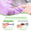 80# 120# 180# 240# Nails Sanding Bands Manicures and Pedicure Supplies Small Sanding Bands Nails Sanding Files view 2