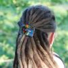 26inch Flexible Headband Ethnic Style Hair Rope Set, High Ponytail, Colorful Dirty Braid, Long Hair Strands for Woman (Red) view 4