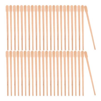 Ipetboom Nose Applicator 300 Pcs Waxing Stick Set Eyebrow Waxing Sticks Small Spatulas Gentle Skin Spatula Hair Removal Tool