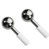2 PCS Stainless Steel Facial Ice Globes, Ice Wave Beauty Massage Stick Cooling Globes, Salon Massager Face Neck Beauty Care Tool view 1