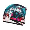 Abstract Paint Splashes SamLng Coral Velvet Dry Hair Cap  Perfect for Home, Travel, Pool Parties, Beaches, Baths, and More view 3