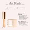 Jouer Glow On La Go Cheek & Lip Set - Deluxe Ice Highlighter + Diamond Shimmering Tinted Lip Oil - Highlighter Powder for Face - Luminizing Powder & Shimmer Lip Oil view 4