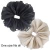 2 Pcs Vintage Hair Scrunchies Simple Hair Tie Soft Elastic Bands Large Intestine Hair Ring Hair Rope Ponytail Hair Accessories view 2