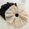2 Pcs Vintage Hair Scrunchies Simple Hair Tie Soft Elastic Bands Large Intestine Hair Ring Hair Rope Ponytail Hair Accessories view 3