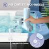 MOMFANN Bath Jet Spa, Bath Jet/Bubble Mode, Cordless Portable Bathtub Accessories with 3-Level Adjustable Speed, Bathtub Jets for Home Spa, Relaxing (Blue) view 3