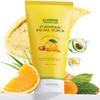 Revitalizing Exfoliation Face Scrub with Vitamin C and Turmeric  Gentle Exfoliating Face Wash for Blackheads, Pore Dirt & Dark Spots  Acne Control Facial Scrub for Oily & Acne-Prone Skin, 4.23 Fl Oz view 1