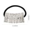 Ipetboom 2Pcs Crystal Elastic Hair Tie - Rhinstone Hair Rings, Exquisite Ponytail Holder,Elegant Hair Circle, Women Hair Band Girls Holder Hair Accessories view 2