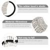 Ipetboom 2Pcs Crystal Elastic Hair Tie - Rhinstone Hair Rings, Exquisite Ponytail Holder,Elegant Hair Circle, Women Hair Band Girls Holder Hair Accessories view 3