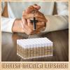 50 Pack Christmas Christian Gifts Bulk for Women Men Religious Lip Balms Bulk Church Party Favors Christmas Party Gifts Stocking Stuffers Bible Verse Study Supplies for Coworkers Employee Staff view 3