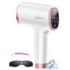 Finequin Laser Hair Removal for Women & Men, 45F Ice-Cooling Contact, Safe & Virtually Painless Alternative to Salon IPL Hair Removal Device, Long-Lasting Hair Removal from Home, with Razor & Glasses view 1