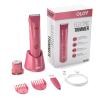 OLOV Electric Body Hair Trimmer - Groin Trimmer for Men - Bikini Trimmer Women - Wet/Dry Shaver Groomer, Replaceable Ceramic Blade Heads, USB Recharge Dock, Waterproof Hygiene Razor, Red view 2