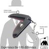 G.B.S Folding Beard Comb for Men - Handmade Keychain Mustache Comb - Portable Pocket Travel Comb and Dark Brown Beard Filler Pen Waterproof Pencil for Facial Hair view 3