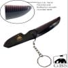 G.B.S Folding Beard Comb for Men - Handmade Keychain Mustache Comb - Portable Pocket Travel Comb and Dark Brown Beard Filler Pen Waterproof Pencil for Facial Hair view 4