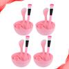 DIY Facial Mask Bowl Tool Set, 4 Sets for Home Skin Care view 2