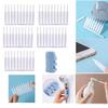 50PCS Multi Shower Small Head Hole Cleaning Brush Tool New Gap Hole Anti-Clogging Cleaning Anti Nozzle Showerhead Cleaner Gaps Multifunctional Cleaning Brushes for Household Bathroom view 1