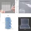50PCS Multi Shower Small Head Hole Cleaning Brush Tool New Gap Hole Anti-Clogging Cleaning Anti Nozzle Showerhead Cleaner Gaps Multifunctional Cleaning Brushes for Household Bathroom view 2