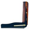 G.B.S Handmade Folding Comb for Men and Women FCT and Beard Filler Pencil Beard Pen for Facial Hair (Dark Brown) view 2
