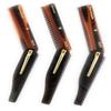 G.B.S Handmade Folding Comb for Men and Women FCT 3 Pack and Beard Filler Pencil Beard Pen for Facial Hair (Dark Brown) view 2