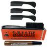 G.B.S Beard Mustache Comb MCB 3 Pack-Extra Small. Unbreakable Fine Toothed, Beard and Moustache Combs for Facial Hair Grooming and Dark Brown Beard Filler Pencil for Men view 1