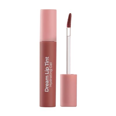 MCoBeauty - Dream Lip Tint Hydrating Gel - Semi-Matte, Long-Lasting Lip Stain with Jojoba Oil & Sunflower Oil - Vegan, Cruelty Free Cosmetics - Nude Rose Shade