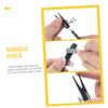 AUTSUPPL Single Hole Eyebrow Pencil Sharpener Aluminium Alloy Makeup Pencil Sharpener Compact Design for Easy Carrying and for Various Makeup Applications view 4
