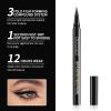 docolor Waterproof Eyeliner Pen Super Slim Precise All Day Black Professional Makeup Liquid Eye Liner and Orange Eyeshadow Palette 9 Colors Gemstone Shadow Palette Highly Pigmented Mattes Shimmers view 3