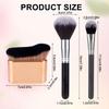 3pcs Makeup Brush Set - Large, Small Wavy Body & Face Blending Brush for Self Tanning & Makeup view 2