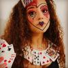 2 Pcs Clown Face Makeup Stickers: 3D Gemstone Rhinestone Gems, Scary/Confused Clown Face Glitter Tattoo for Halloween Carnival Party view 2