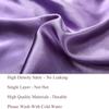 2pcs Extra Large Beige & L.Purple Satin Bonnet with Brwon Wig Grip Cap view 4