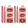 12x Press Lipstick Pen Moisturizing Lip Gloss Smooth Lip Tints Lip Liner Makeup Supplies For Daily Party Travel view 2