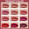 12x Press Lipstick Pen Moisturizing Lip Gloss Smooth Lip Tints Lip Liner Makeup Supplies For Daily Party Travel view 4