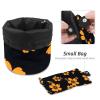 2PCS Aesthetic Leaves-94 Travel Cosmetic Bag Makeup Organizer: Stylish Bathroom Cases with Drawstring, Cylindrical & Small Toiletry Bag view 4