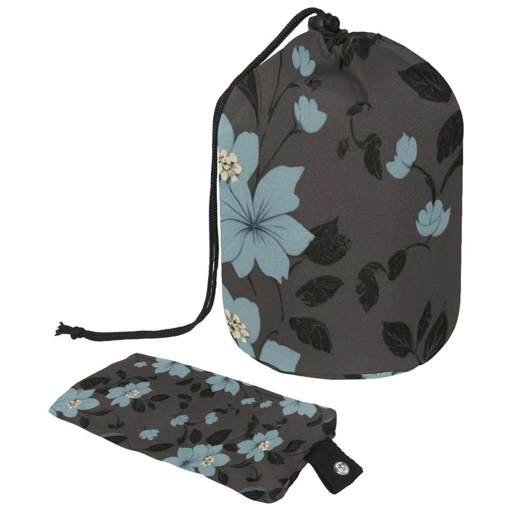 2PCS Colored Leaves-140 Travel Cosmetic Bag: Your Ultimate Makeup Organizer & Bathroom Cases - With Drawstring, Cylindrical & Small Toiletry Bag