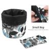 2PCS Colored Leaves-145 Travel Cosmetic Bag Makeup Organizer Bag Bathroom Cases Toiletry Bag with Drawstring (Cylindrical bag and small bag) view 4
