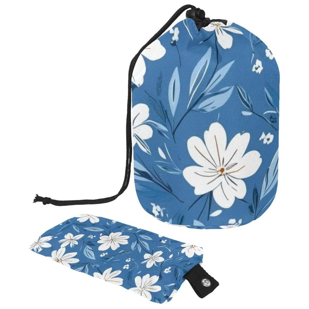2PCS Colored Leaves-117 Travel Cosmetic Bag Makeup Organizer Bag Bathroom Cases Toiletry Bag with Drawstring (Cylindrical bag and small bag)