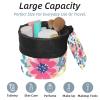 2PCS Aesthetic Art Flower-500 Travel Cosmetic Bag: Your Ultimate Makeup Organizer & Bathroom Cases - With Drawstring, Cylindrical & Small Toiletry Bag view 2